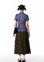 Vintage Plaid Fitted Short Sleeve Shirt - COPPING THREADS - Jikoo