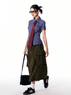 Vintage Plaid Fitted Short Sleeve Shirt - COPPING THREADS - Jikoo