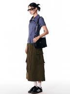 Vintage Plaid Fitted Short Sleeve Shirt - COPPING THREADS - Jikoo