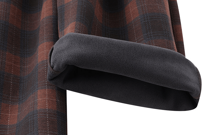 Vintage Plaid Fleece - Lined Wide - Leg Pants - COPPING THREADS - CT Select