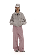 Vintage Plaid Ruffle Trim Drawstring Jacket - COPPING THREADS - MOROMORO