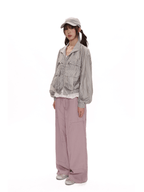 Vintage Plaid Ruffle Trim Drawstring Jacket - COPPING THREADS - MOROMORO