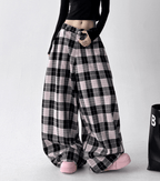 Vintage Plaid Wide - Leg Pants - COPPING THREADS - CT Select