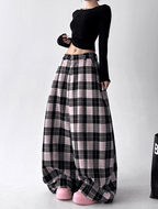 Vintage Plaid Wide - Leg Pants - COPPING THREADS - CT Select
