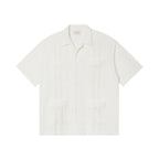 Vintage Pleated Hawaiian Style Short Sleeve Shirt - COPPING THREADS - CT Select