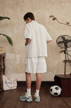 Vintage Pleated Hawaiian Style Short Sleeve Shirt - COPPING THREADS - CT Select