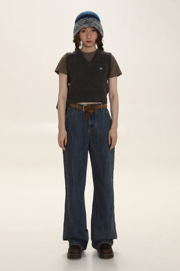 Vintage Preppy Knit Vest - COPPING THREADS - MOROMORO