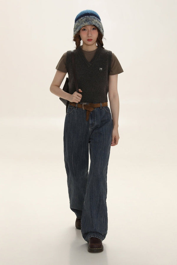 Vintage Preppy Knit Vest - COPPING THREADS - MOROMORO
