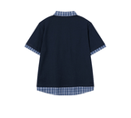 Vintage Puppy Embroidered Plaid Polo Tee - COPPING THREADS - CT Coquette