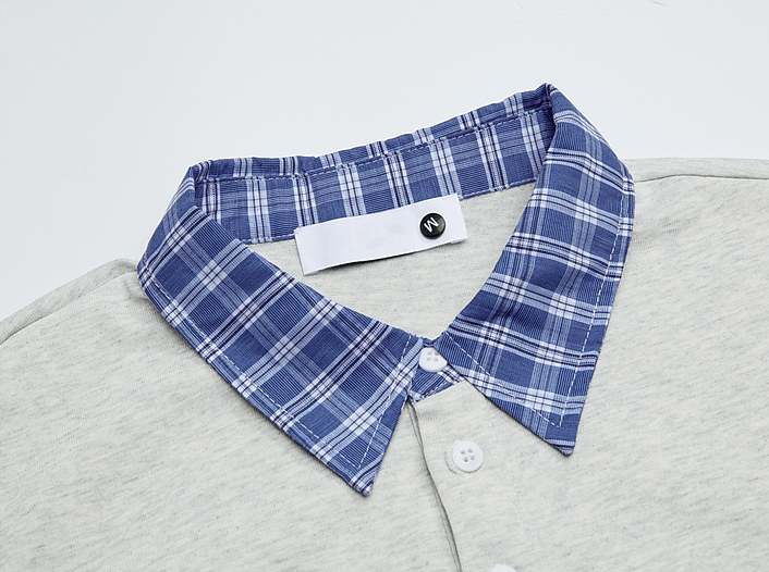 Vintage Puppy Embroidered Plaid Polo Tee - COPPING THREADS - CT Coquette