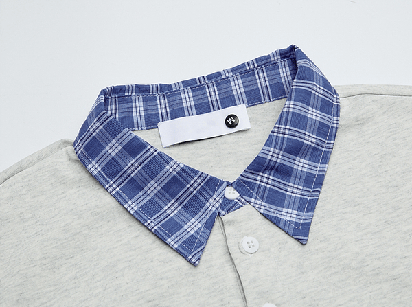 Vintage Puppy Embroidered Plaid Polo Tee - COPPING THREADS - CT Coquette