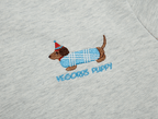 Vintage Puppy Embroidered Plaid Polo Tee - COPPING THREADS - CT Coquette