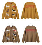 Vintage Puppy Knit Cardigan - COPPING THREADS - CHICISLAND