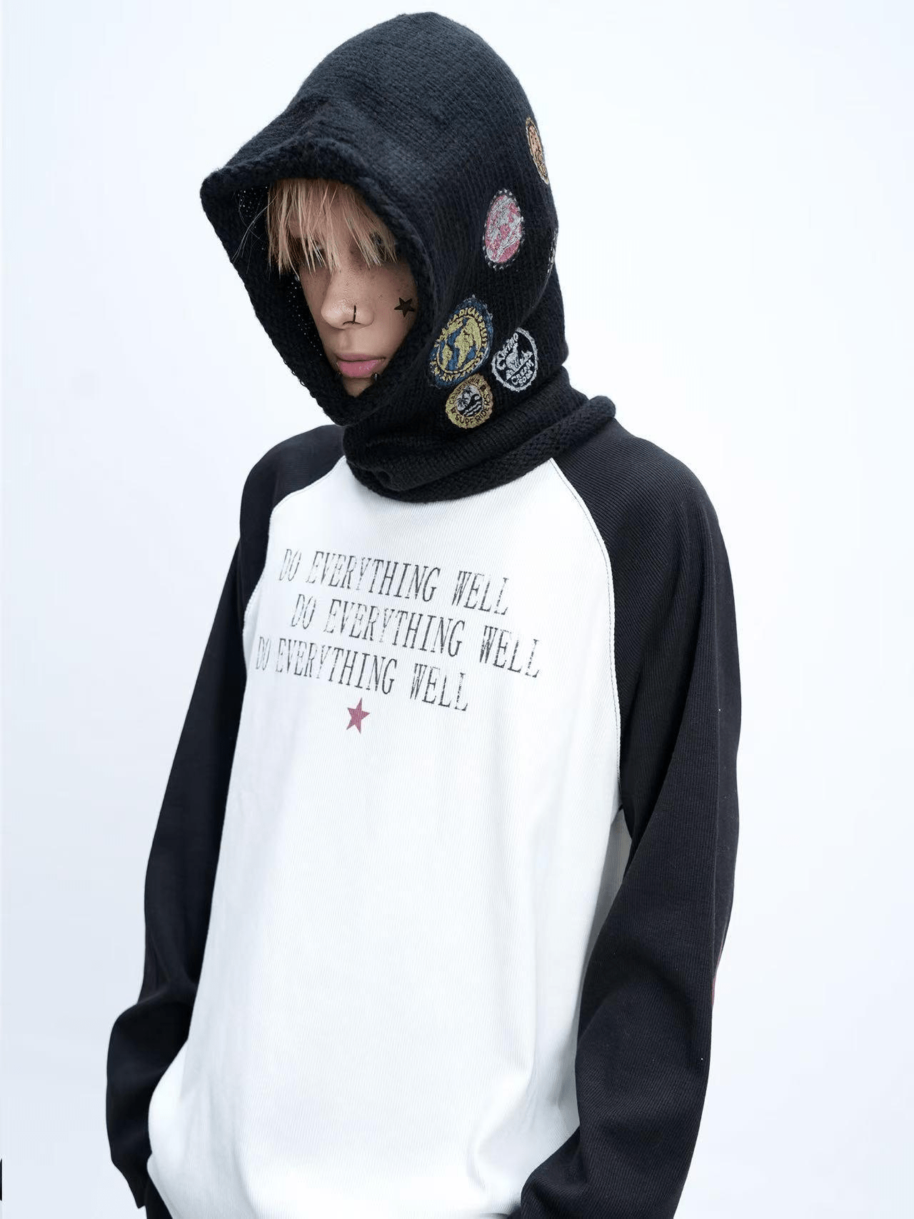 Vintage Raglan Contrast Long Sleeve Tee - COPPING THREADS - DETW