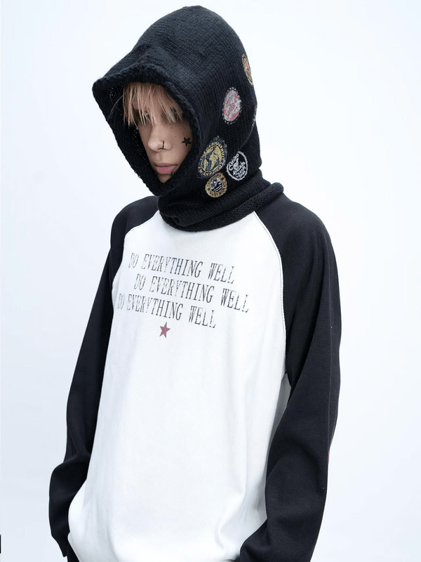 Vintage Raglan Contrast Long Sleeve Tee - COPPING THREADS - DETW