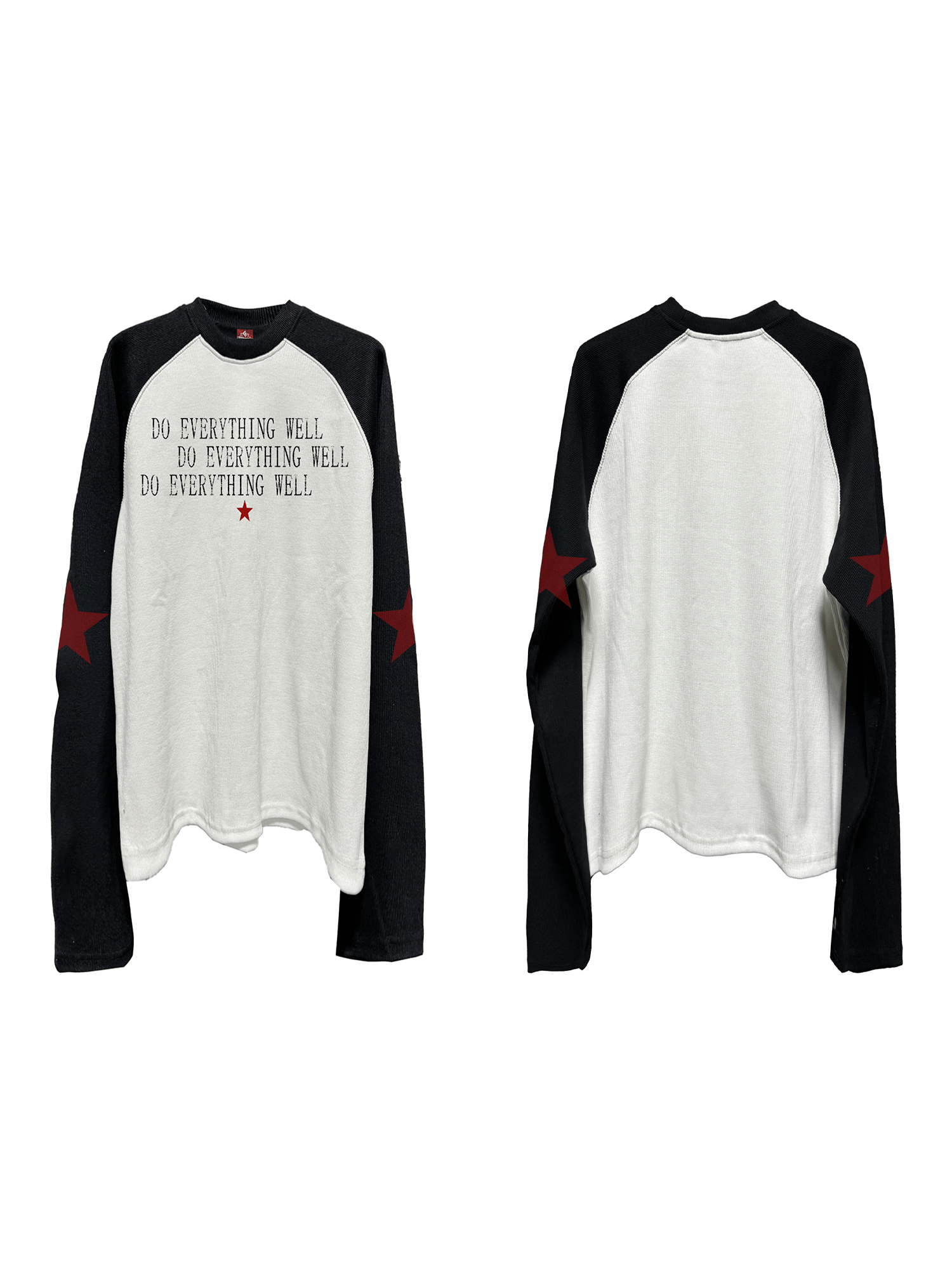 Vintage Raglan Contrast Long Sleeve Tee - COPPING THREADS - DETW