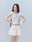 Vintage Ribbon Bow Mini Skirt - COPPING THREADS - AYF