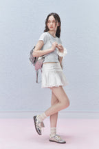 Vintage Ribbon Bow Mini Skirt - COPPING THREADS - AYF