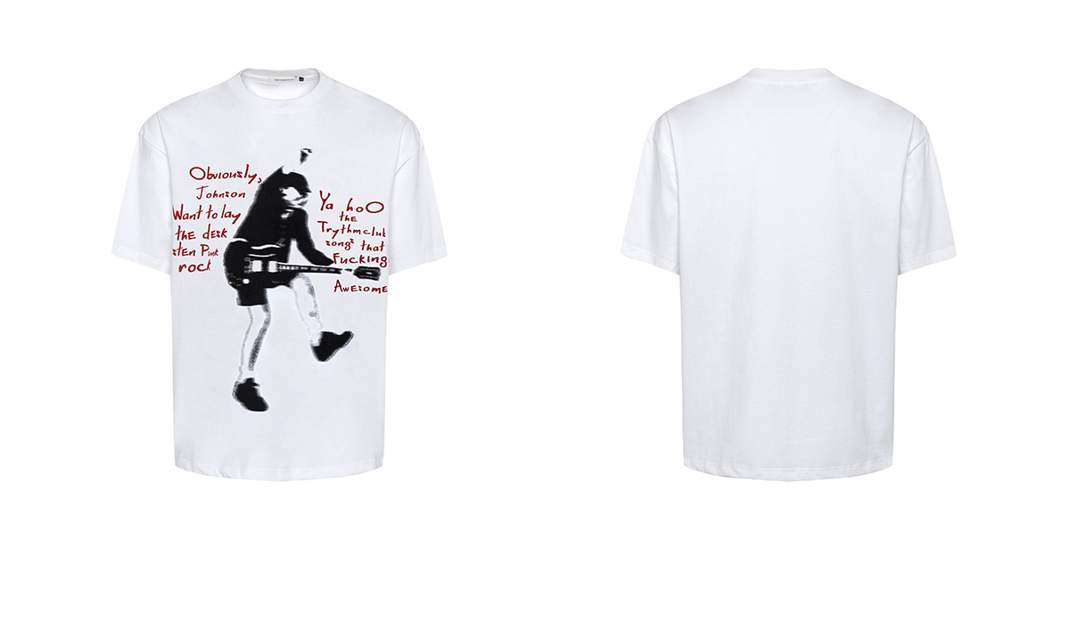 Vintage Rock Star Graphic Oversized Tee - COPPING THREADS - 0123Start