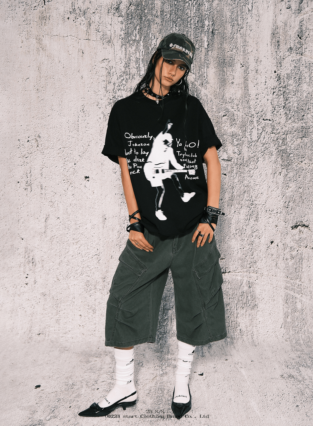 Vintage Rock Star Graphic Oversized Tee - COPPING THREADS - 0123Start