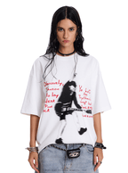 Vintage Rock Star Graphic Oversized Tee - COPPING THREADS - 0123Start