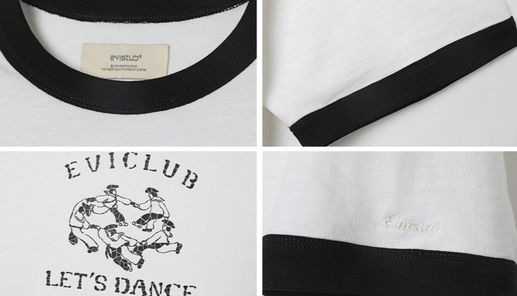 Vintage Rolled Hem Distressed Print Tee - COPPING THREADS - CT Select