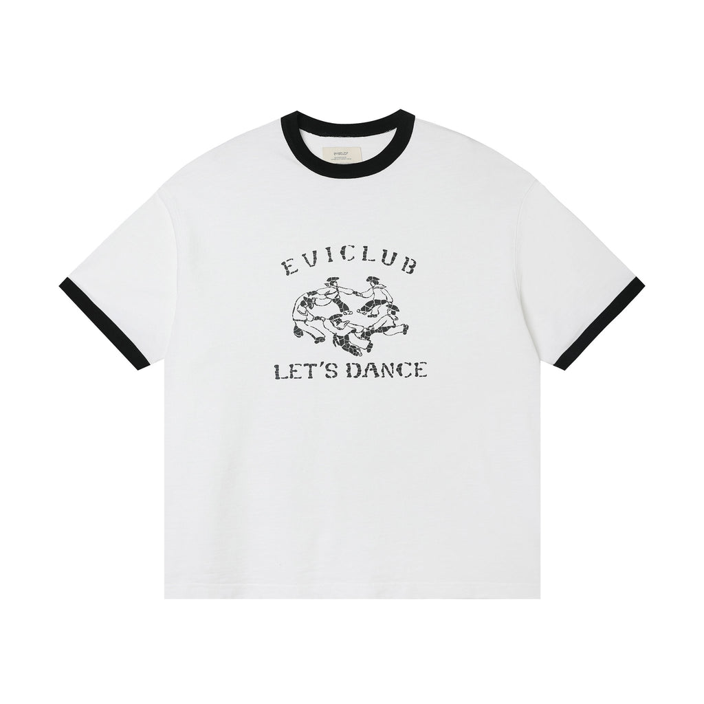 Vintage Rolled Hem Distressed Print Tee - COPPING THREADS - CT Select