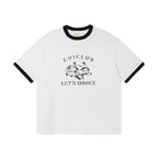 Vintage Rolled Hem Distressed Print Tee - COPPING THREADS - CT Select