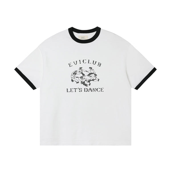 Vintage Rolled Hem Distressed Print Tee - COPPING THREADS - CT Select