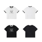 Vintage Rolled Hem Distressed Print Tee - COPPING THREADS - CT Select