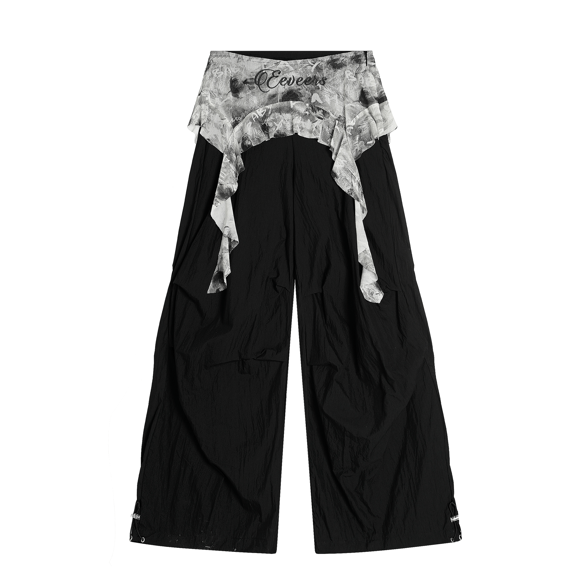 Vintage Ruffled Lace Parachute Pants - COPPING THREADS - CT Select