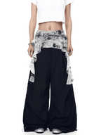 Vintage Ruffled Lace Parachute Pants - COPPING THREADS - CT Select