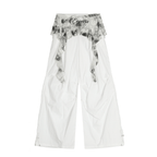 Vintage Ruffled Lace Parachute Pants - COPPING THREADS - CT Select