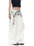 Vintage Ruffled Lace Parachute Pants - COPPING THREADS - CT Select