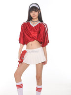 Vintage Satin Stripe Sports Jersey Tee - COPPING THREADS - CT Select