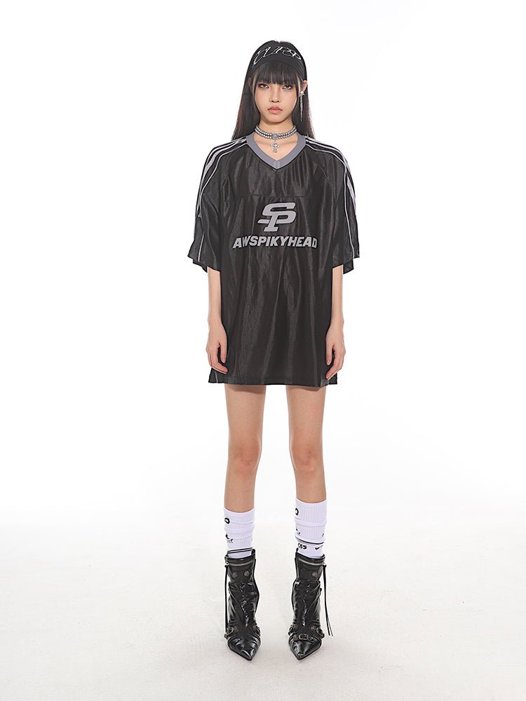 Vintage Satin Stripe Sports Jersey Tee - COPPING THREADS - CT Select