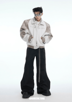 Vintage Snake - Print Deconstructed Bomber Jacket - COPPING THREADS - ArguE CulturE