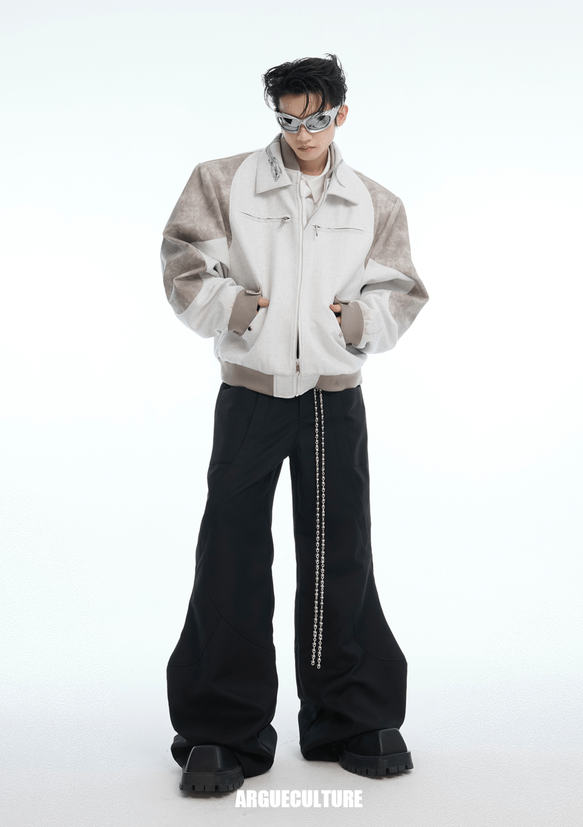 Vintage Snake - Print Deconstructed Bomber Jacket - COPPING THREADS - ArguE CulturE