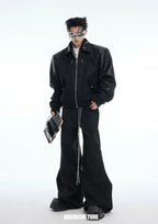 Vintage Snake - Print Deconstructed Bomber Jacket - COPPING THREADS - ArguE CulturE