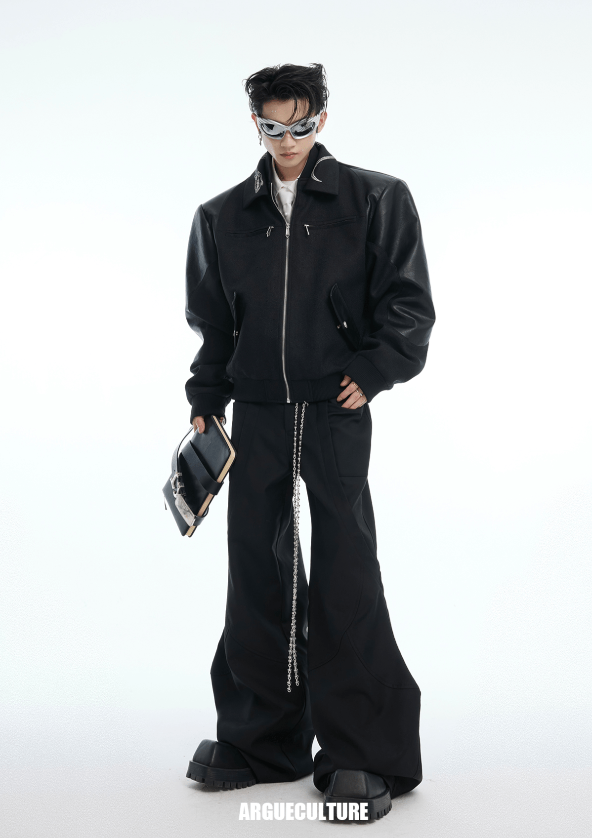 Vintage Snake - Print Deconstructed Bomber Jacket - COPPING THREADS - ArguE CulturE