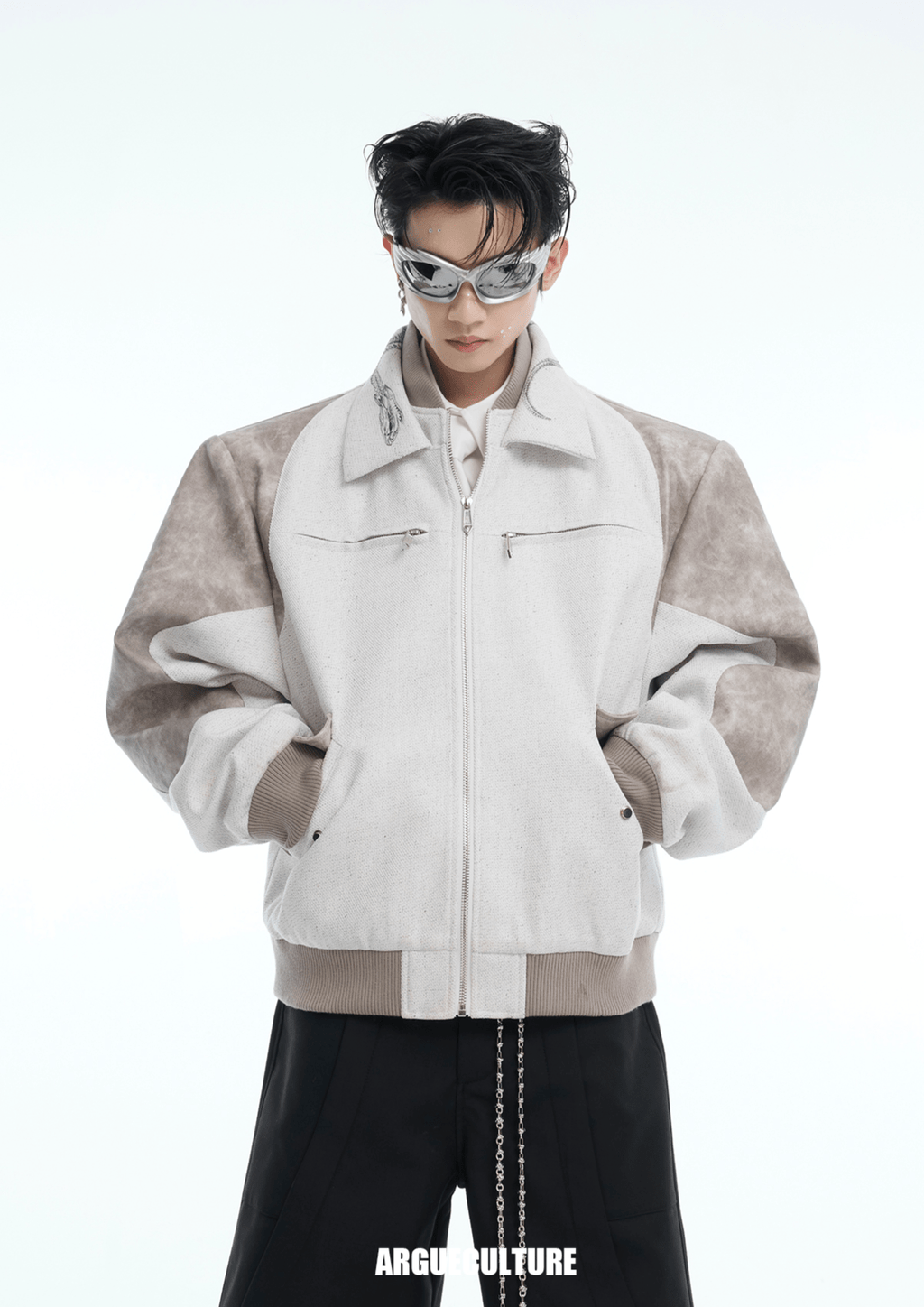 Vintage Snake - Print Deconstructed Bomber Jacket - COPPING THREADS - ArguE CulturE