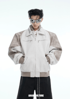 Vintage Snake - Print Deconstructed Bomber Jacket - COPPING THREADS - ArguE CulturE