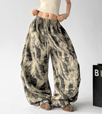 Vintage Snake Print Wide - Leg Pants - CT205 - COPPING THREADS - CT Select