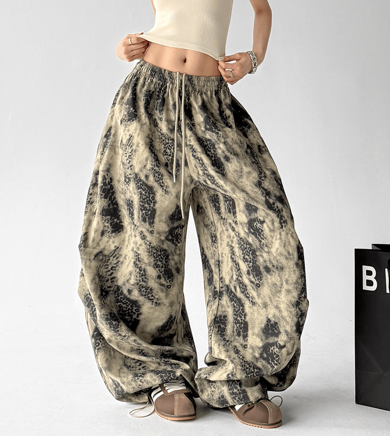 Vintage Snake Print Wide - Leg Pants - CT205 - COPPING THREADS - CT Select