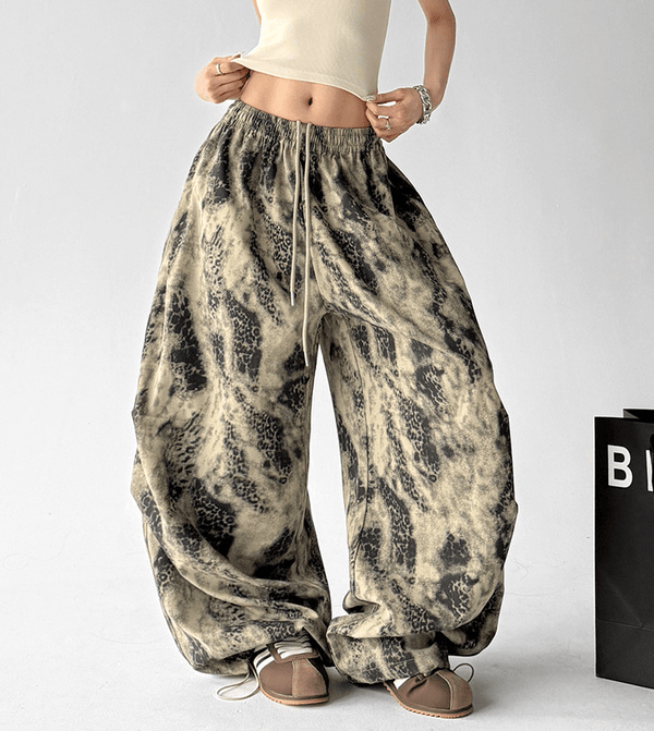 Vintage Snake Print Wide - Leg Pants - CT205 - COPPING THREADS - CT Select