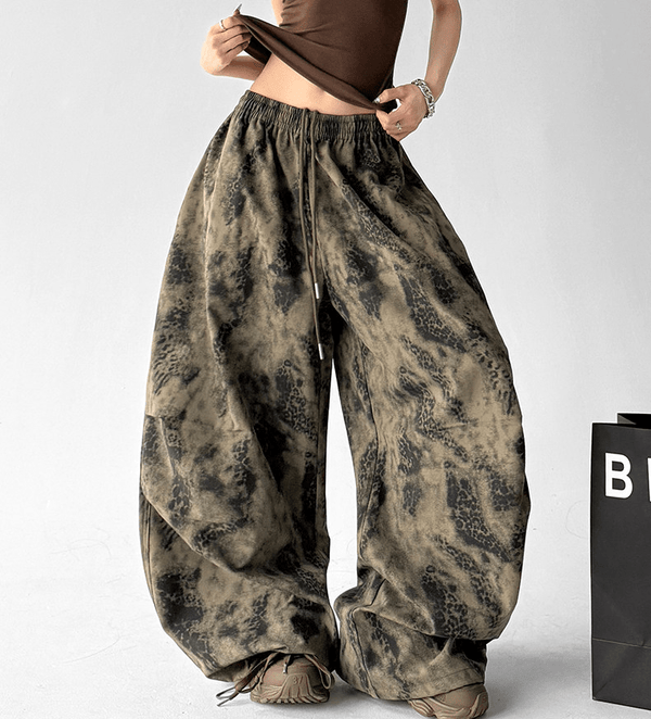 Vintage Snake Print Wide - Leg Pants - CT205 - COPPING THREADS - CT Select