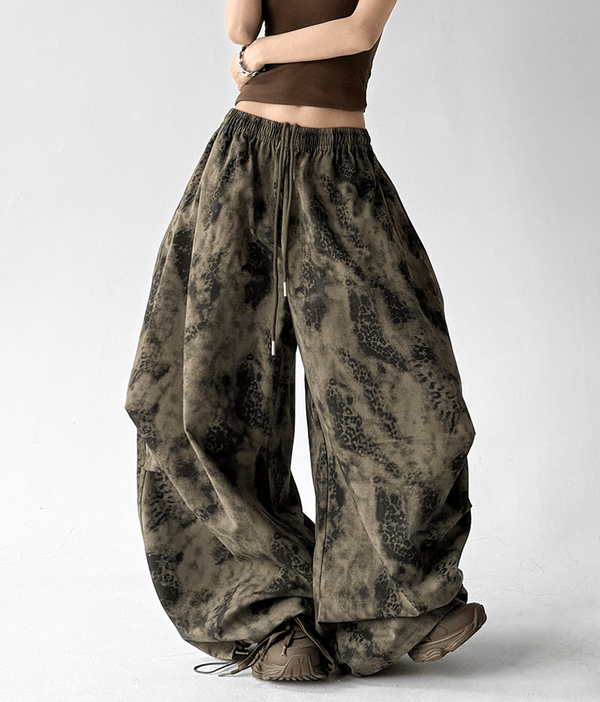 Vintage Snake Print Wide - Leg Pants - CT205 - COPPING THREADS - CT Select