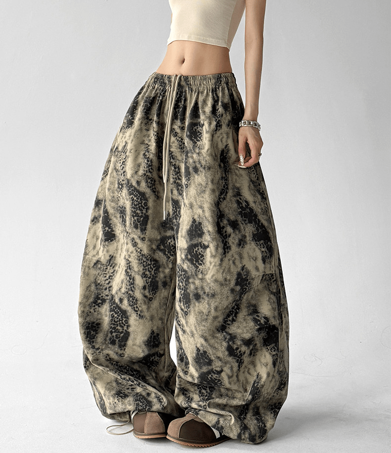Vintage Snake Print Wide - Leg Pants - CT205 - COPPING THREADS - CT Select