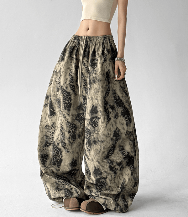 Vintage Snake Print Wide - Leg Pants - CT205 - COPPING THREADS - CT Select