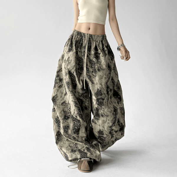 Vintage Snake Print Wide - Leg Pants - CT205 - COPPING THREADS - CT Select